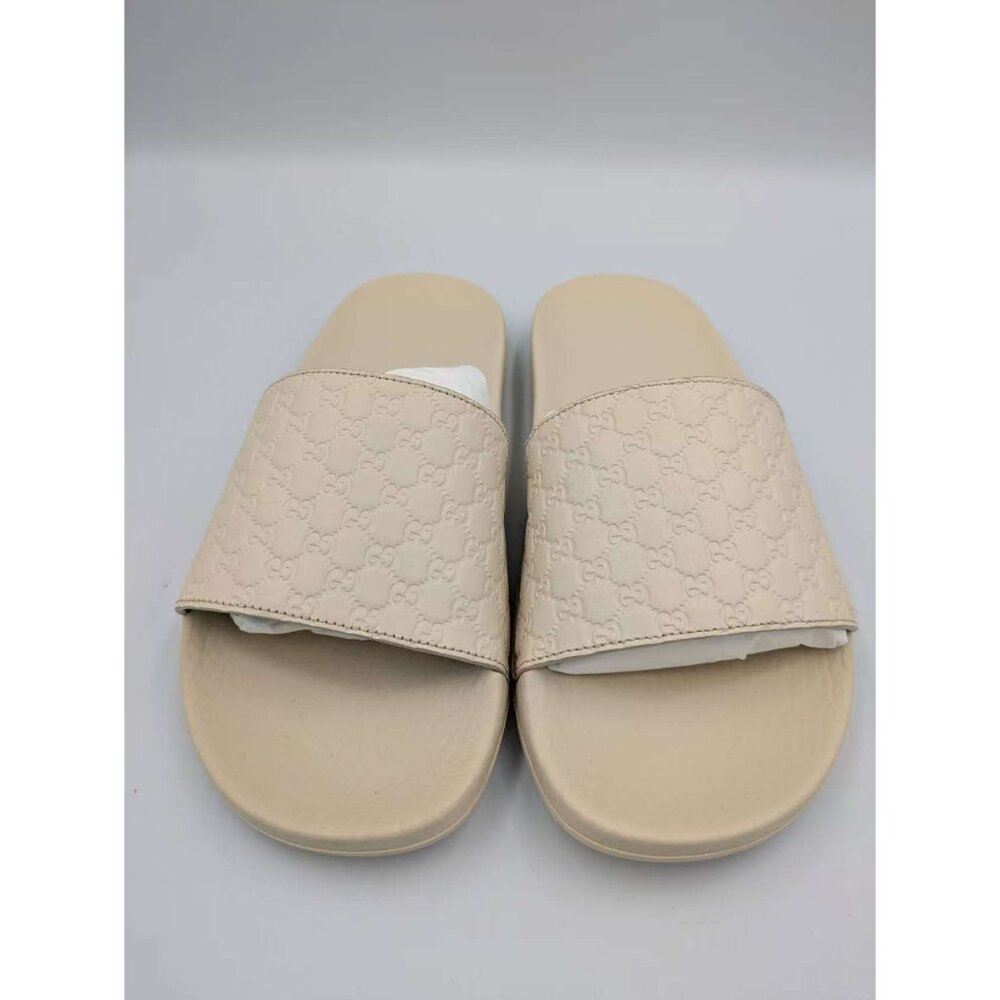 Gucci Signature GG Microguccissima Soft Slides Ivory EU35 567116 - Picture 2 of 12
